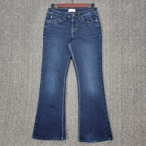 Shyanne Jeans Womens 27x27* Blue Dark Wash Mid Rise Bootcut Stretch Denim